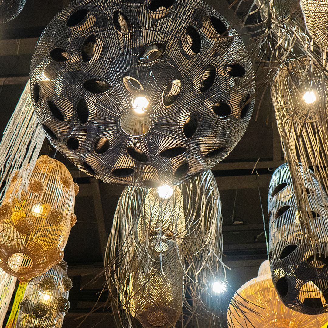 frames using wood and capiz