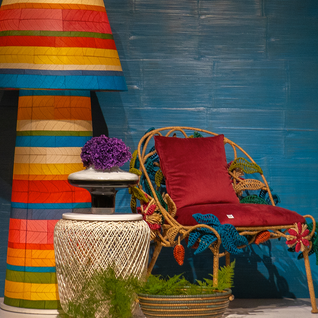 holiday wreath decor made from indigenous materials