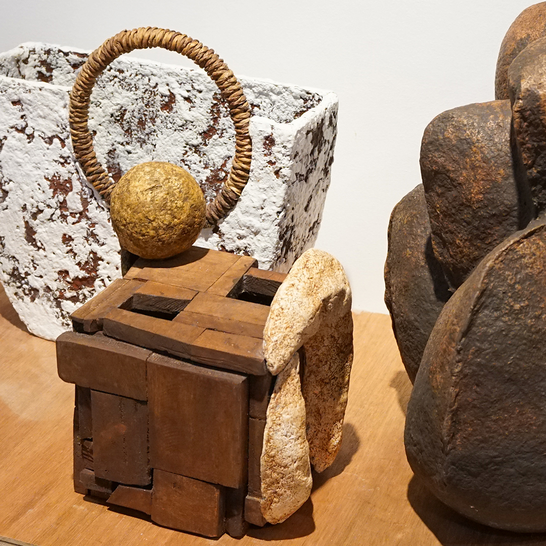 Wood and stone decor